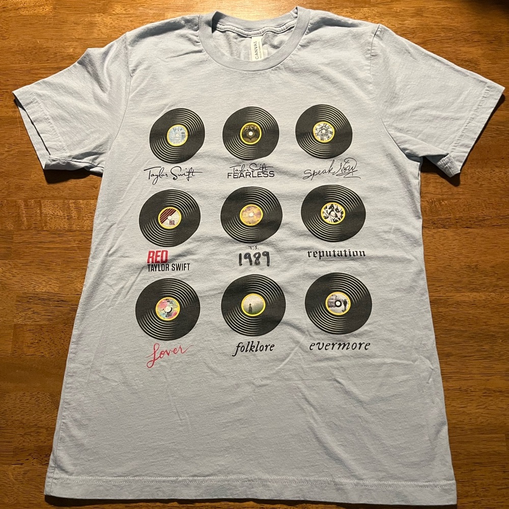 Graphic T-Shirt - Taylor Swift Album Design - Women’s Medium